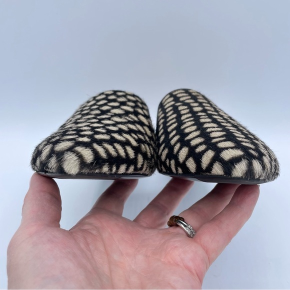 Jenni Kayne Honey Giraffe Mules 7 Black & Natural - Picture 13 of 16